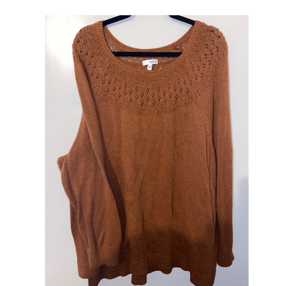 Fall Brown Sweater PLUS SIZE